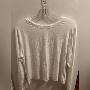 Classic White Long Sleeve Top